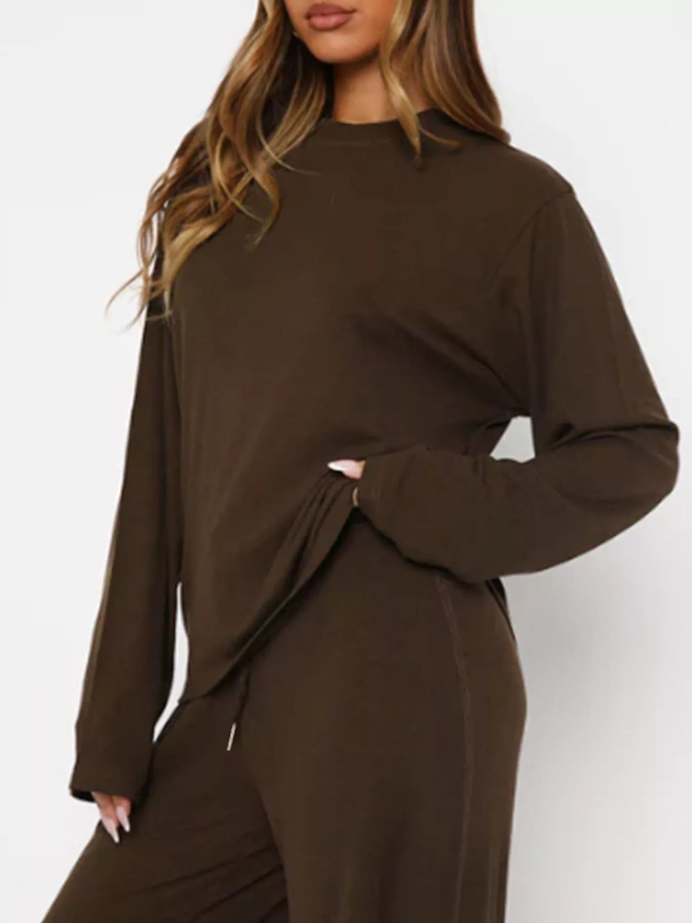 Hazel Blues® |  Relaxed Fit Long Sleeve Top and Pants Set