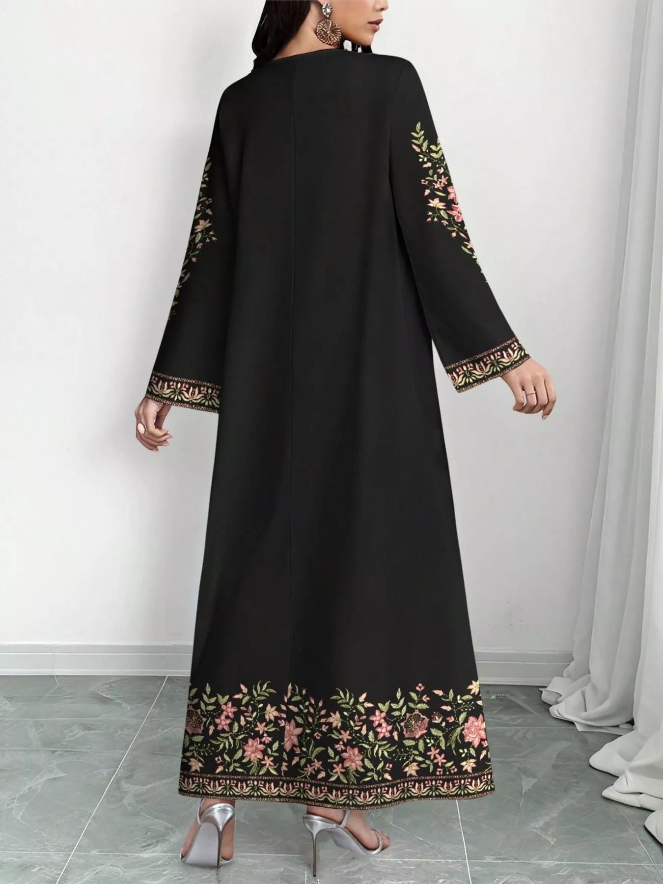 Hazel Blues® |  Floral Long Sleeve Maxi Dress