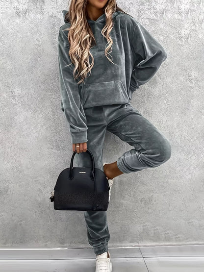 Hazel Blues® |  Kangaroo Pocket Hoodie and Pants Set