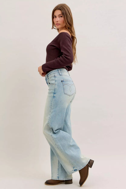 Hazel Blues® |  Judy Blue High Waist Column Straight Jeans