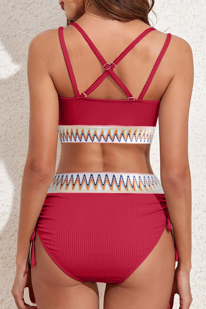 Hazel Blues® | Everyday Ribbed Swimsuit | Ribbed High Waist Swimsuit