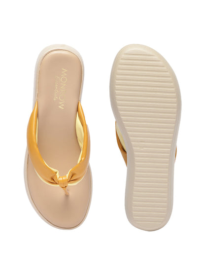 Alice Yellow Flatform Heels