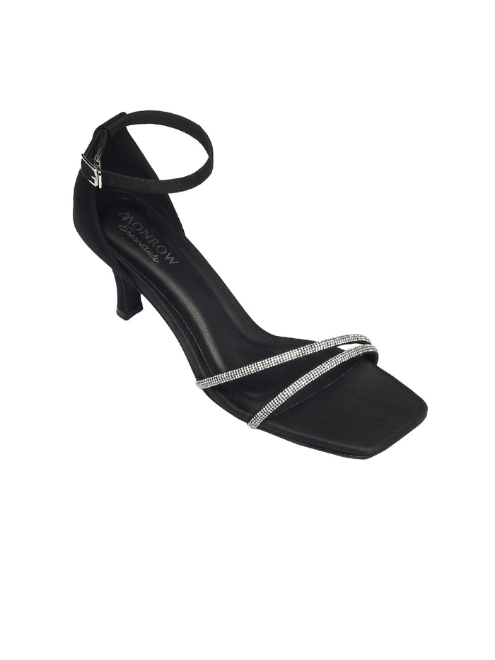 Ayra Black Kitten Heels