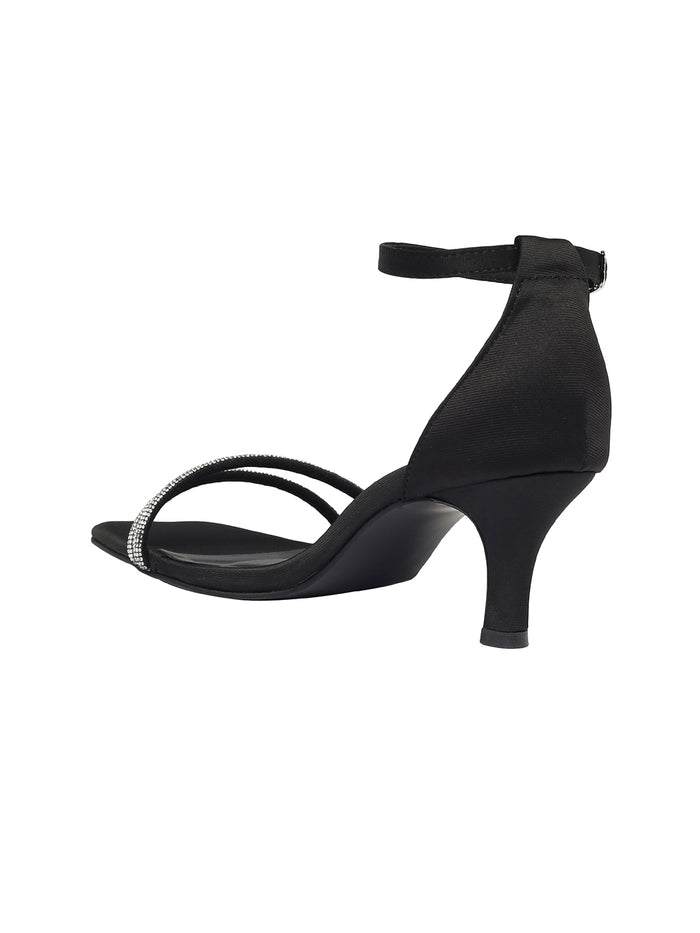 Ayra Black Kitten Heels