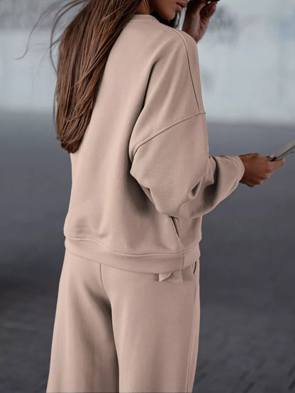 Hazel Blues® |  Casual Loose Fit Top and Pants Two-Piece Set