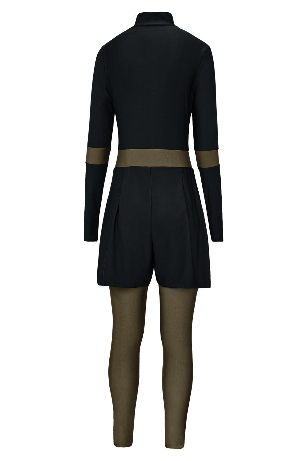 Hazel Blues® | Zip Up Long Sleeve One-Piece Swimwear