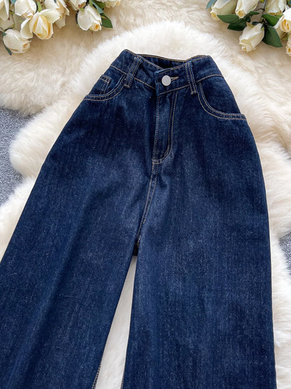 Hazel Blues® |  High Waist Wide Leg Jeans