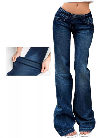 Hazel Blues® |  Low Rise Flare Jeans