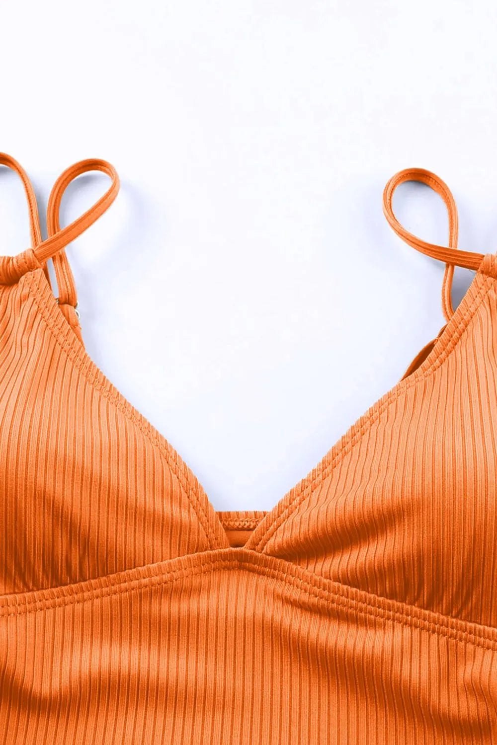 Hazel Blues® | Drawstring Plunge One-Piece Swimwear