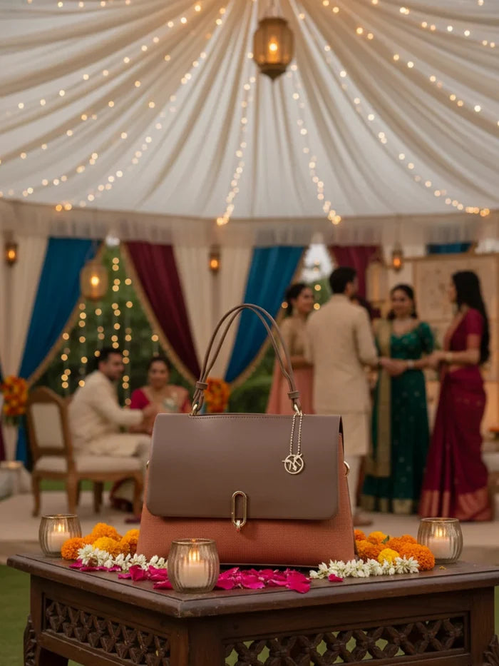 Biluxe Brown Satchel Bag