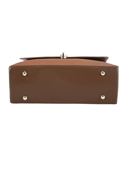 Biluxe Brown Satchel Bag