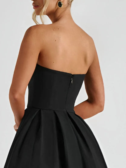 Hazel Blues® |  Solid Color Tube Midi Dress