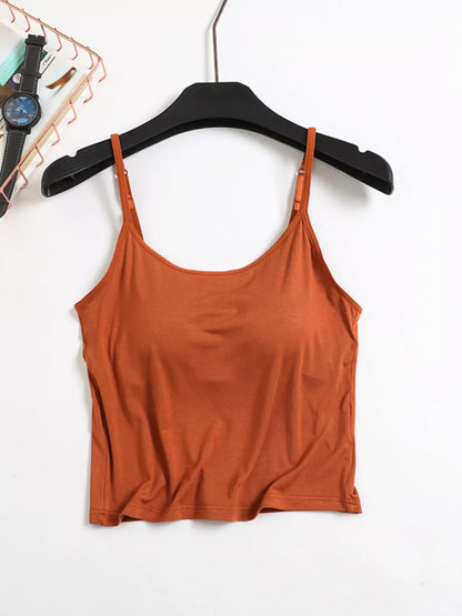 Hazel Blues® |  Modal Adjustable Strap Padded Cami and Shorts Set