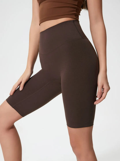 Hazel Blues® |  Millennia High Rise Wide Waistband Active Shorts