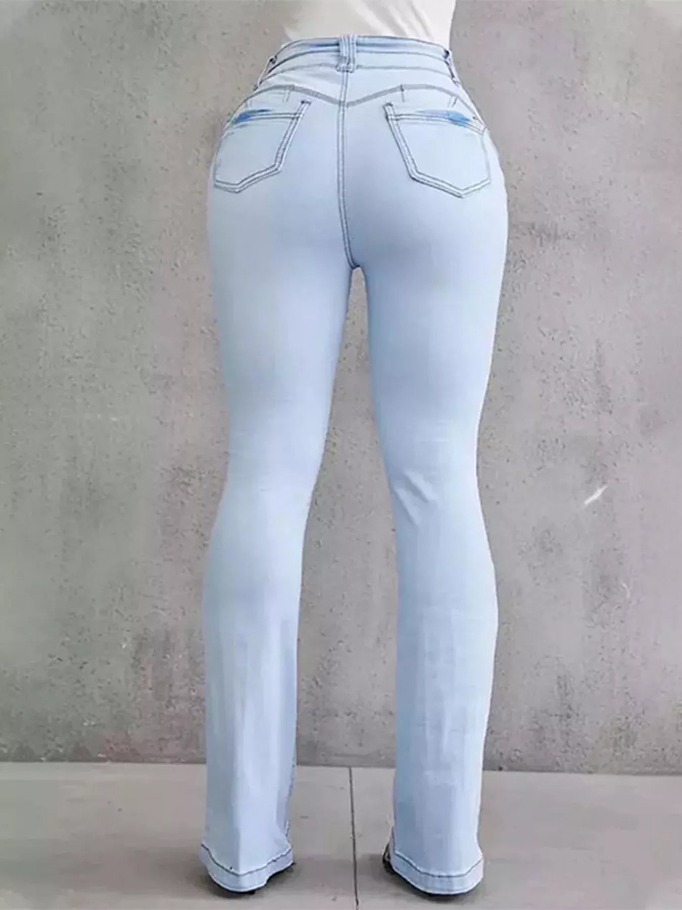Hazel Blues® | Wash High-Waisted Flare Jeans