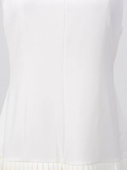 Hazel Blues® |  Square Neck Pleated Mini Dress