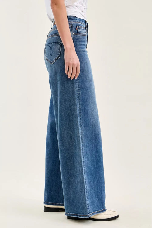 Hazel Blues® |  Judy Blue High Waist Palazzo Jeans