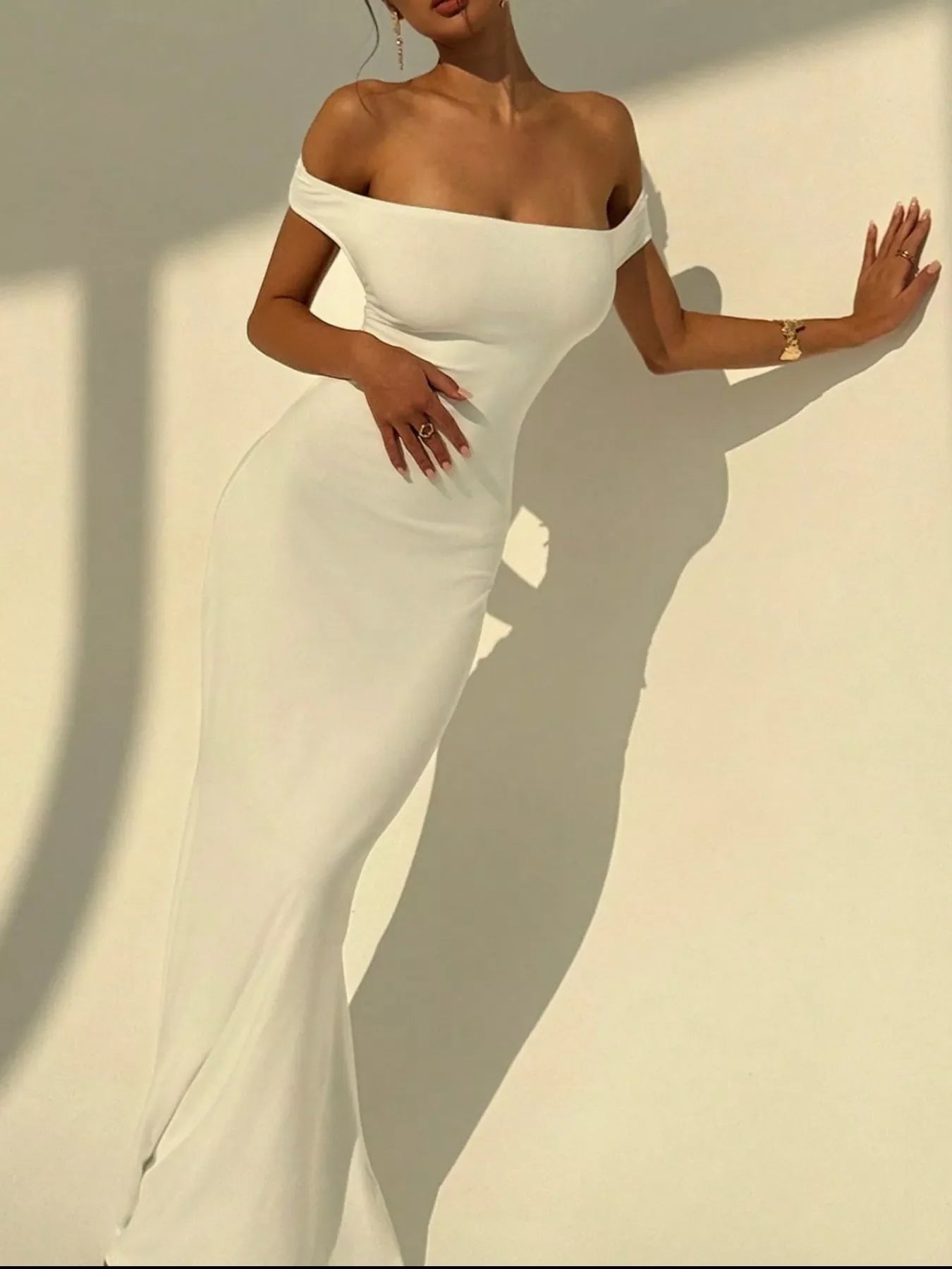 Hazel Blues® |  Backless Off-Shoulder Bodycon Mermaid Maxi Dress