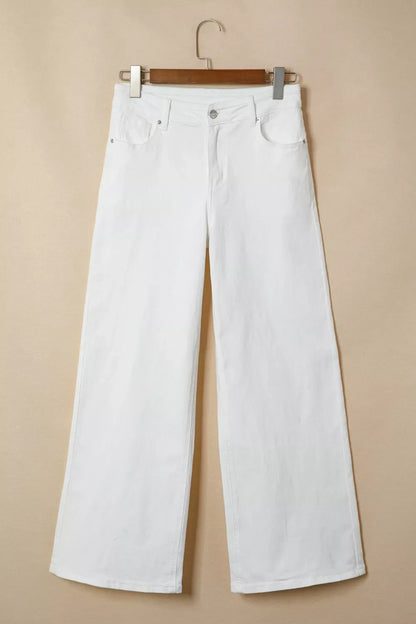 Hazel Blues® |  Solid Color Loose Casual Jeans