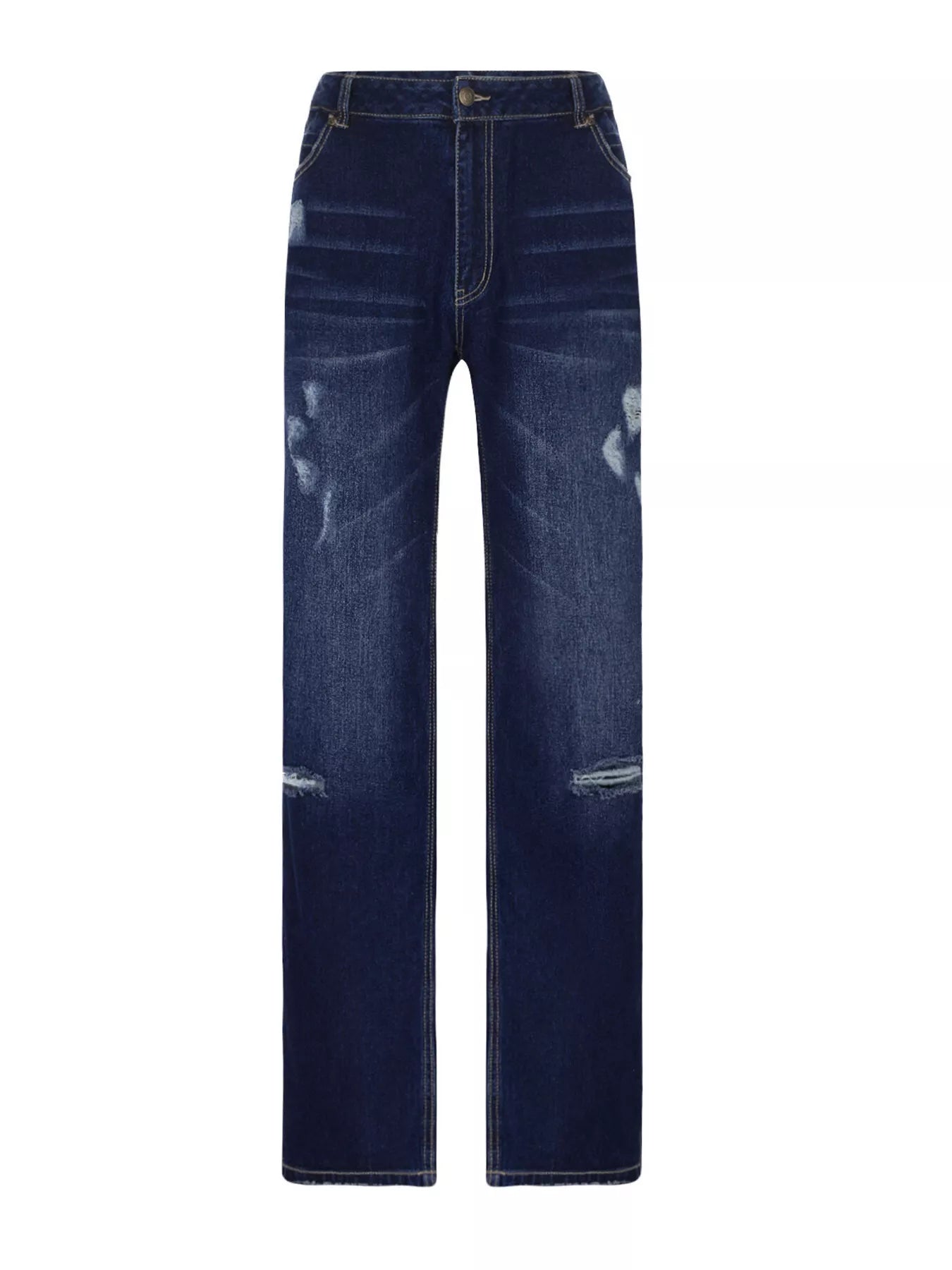 Hazel Blues® |  Distressed Loose Fit Jeans