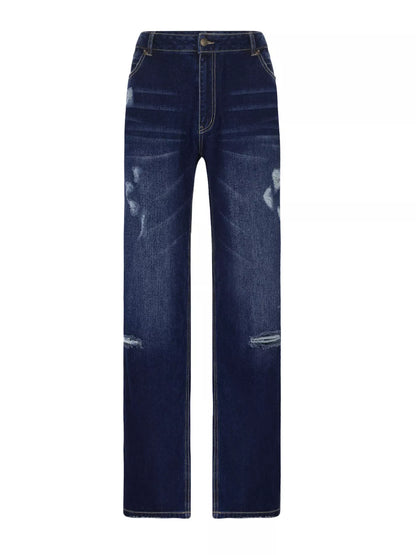Hazel Blues® |  Distressed Loose Fit Jeans