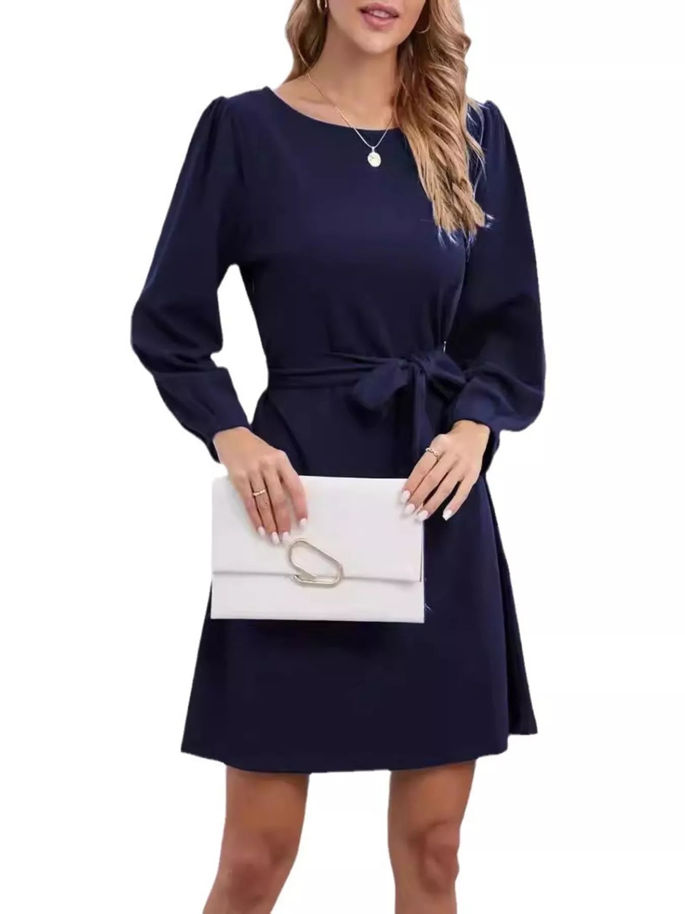Hazel Blues® |  Tie-Waist Mini Dress