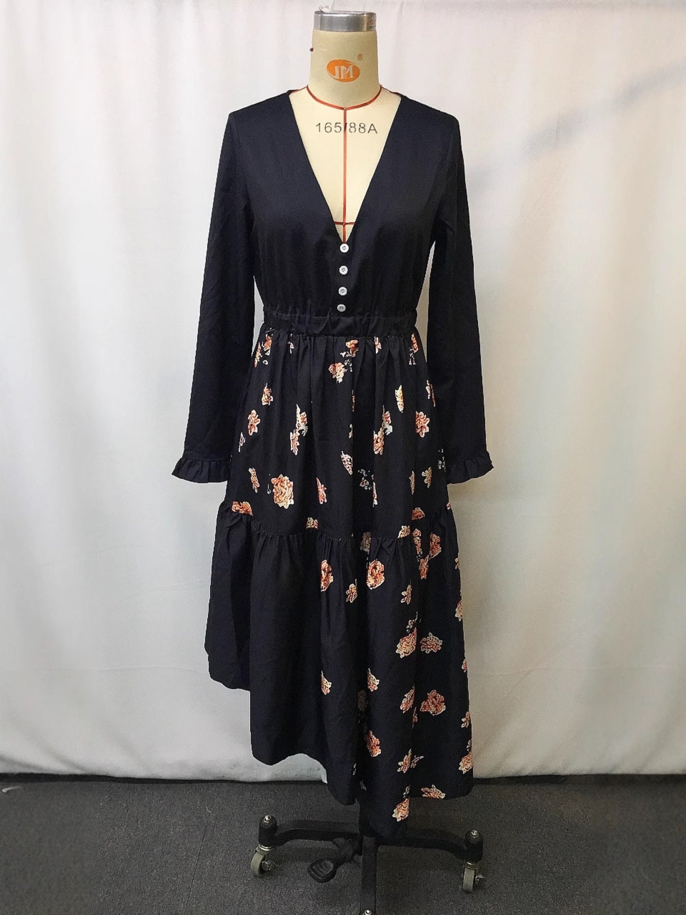 Hazel Blues® |  Floral Print Long Sleeve Dress