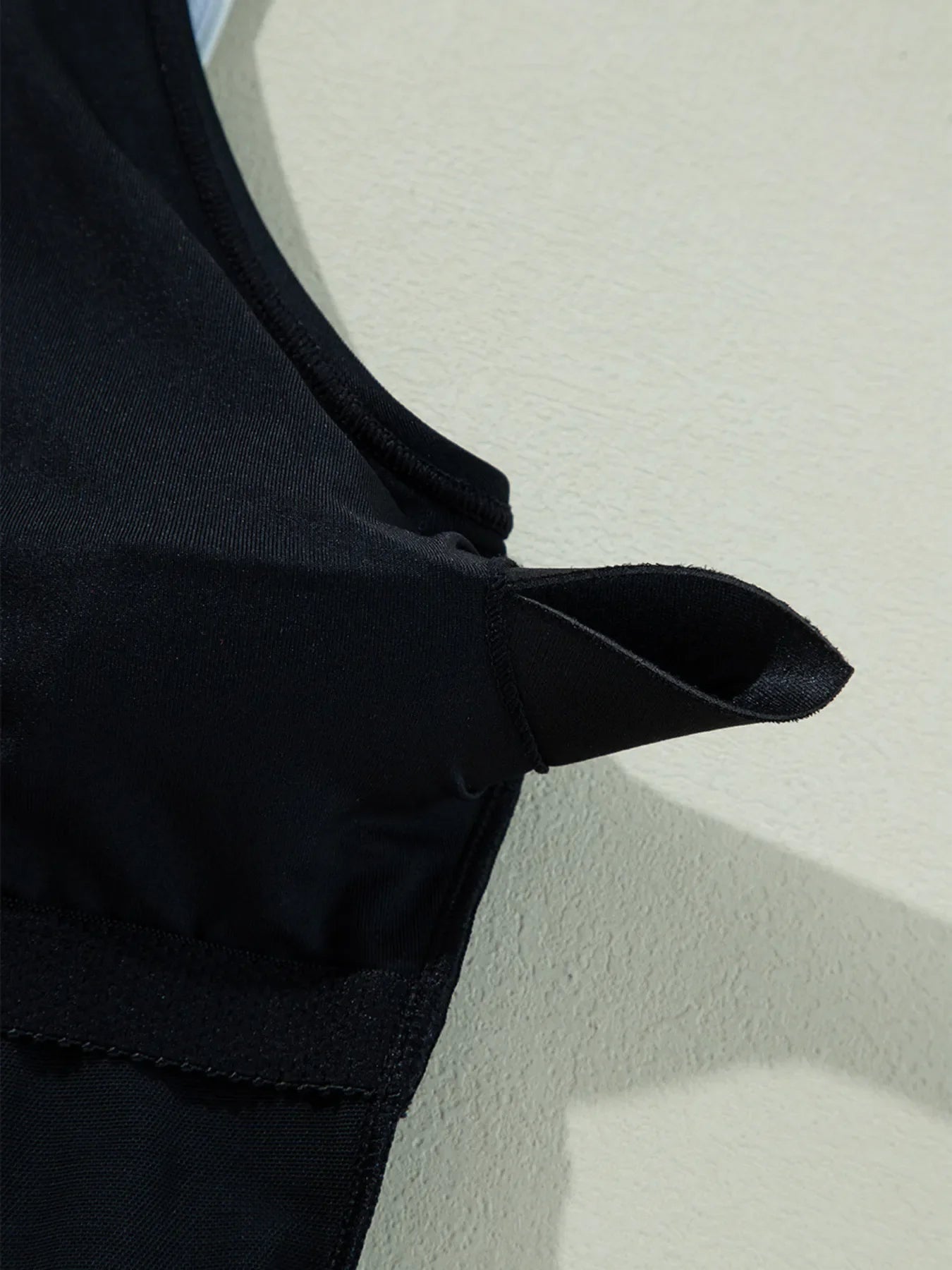 Hazel Blues® | Ruffle Trim V-Neck One-Piece Swimsuit