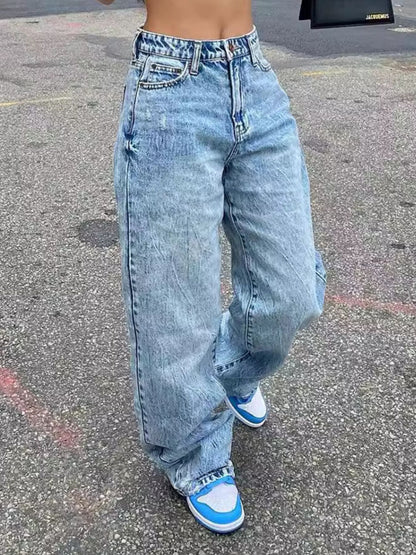 Hazel Blues® |  Wash Wide Leg Jeans