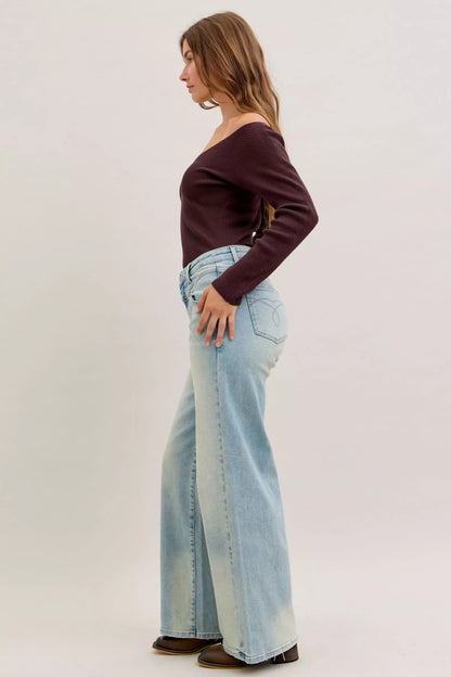 Hazel Blues® |  Judy Blue High Waist Column Straight Jeans