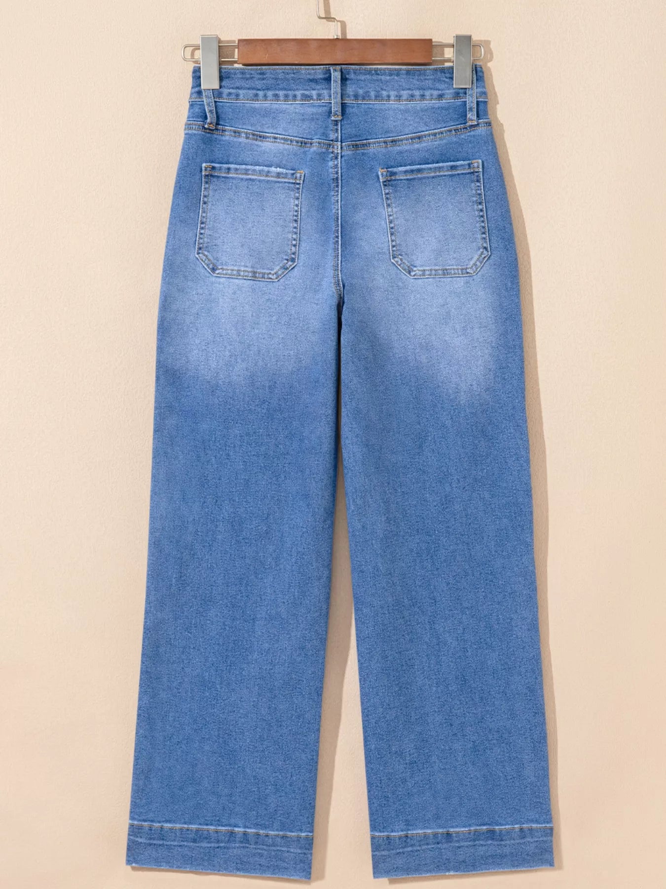 Hazel Blues® |  High-Waisted Wide Leg Flare Jeans
