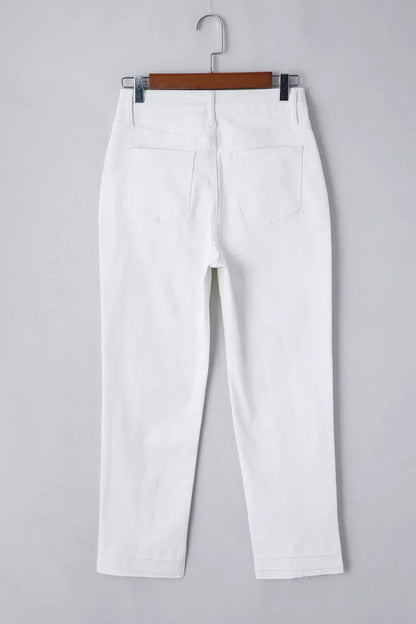 Hazel Blues® |  High-Waisted Straight Leg Jeans