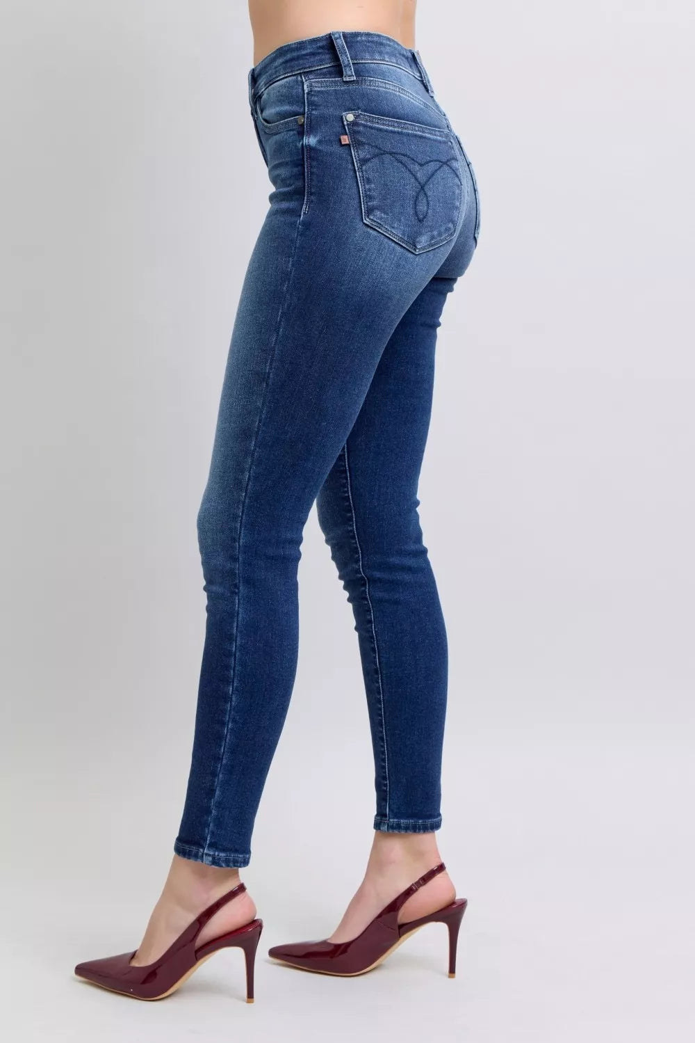 Hazel Blues® | Judy Blue Washed Thermal Skinny Jeans
