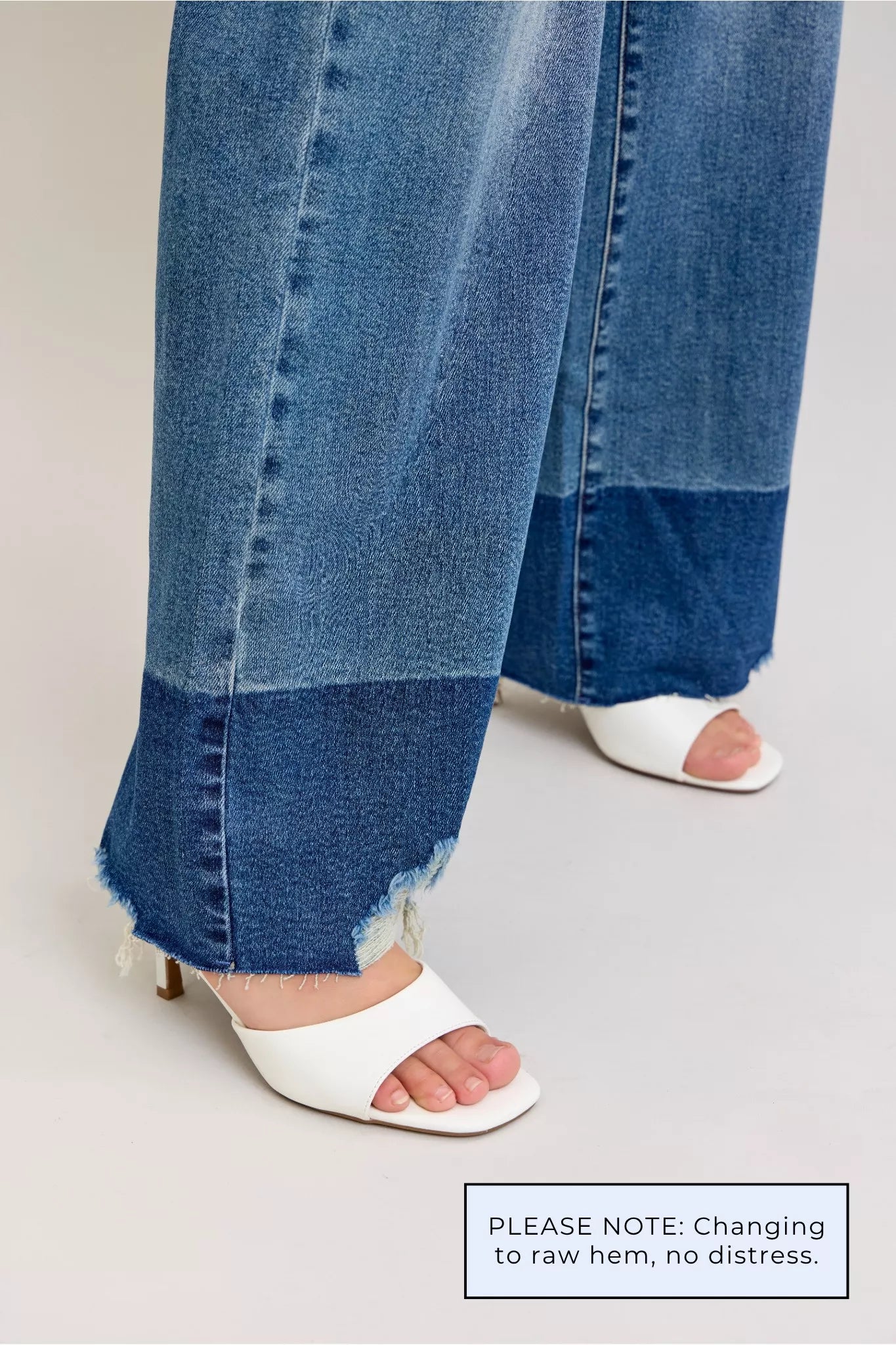 Hazel Blues® |  Judy Blue Raw Hem High Waist Column Straight Jeans