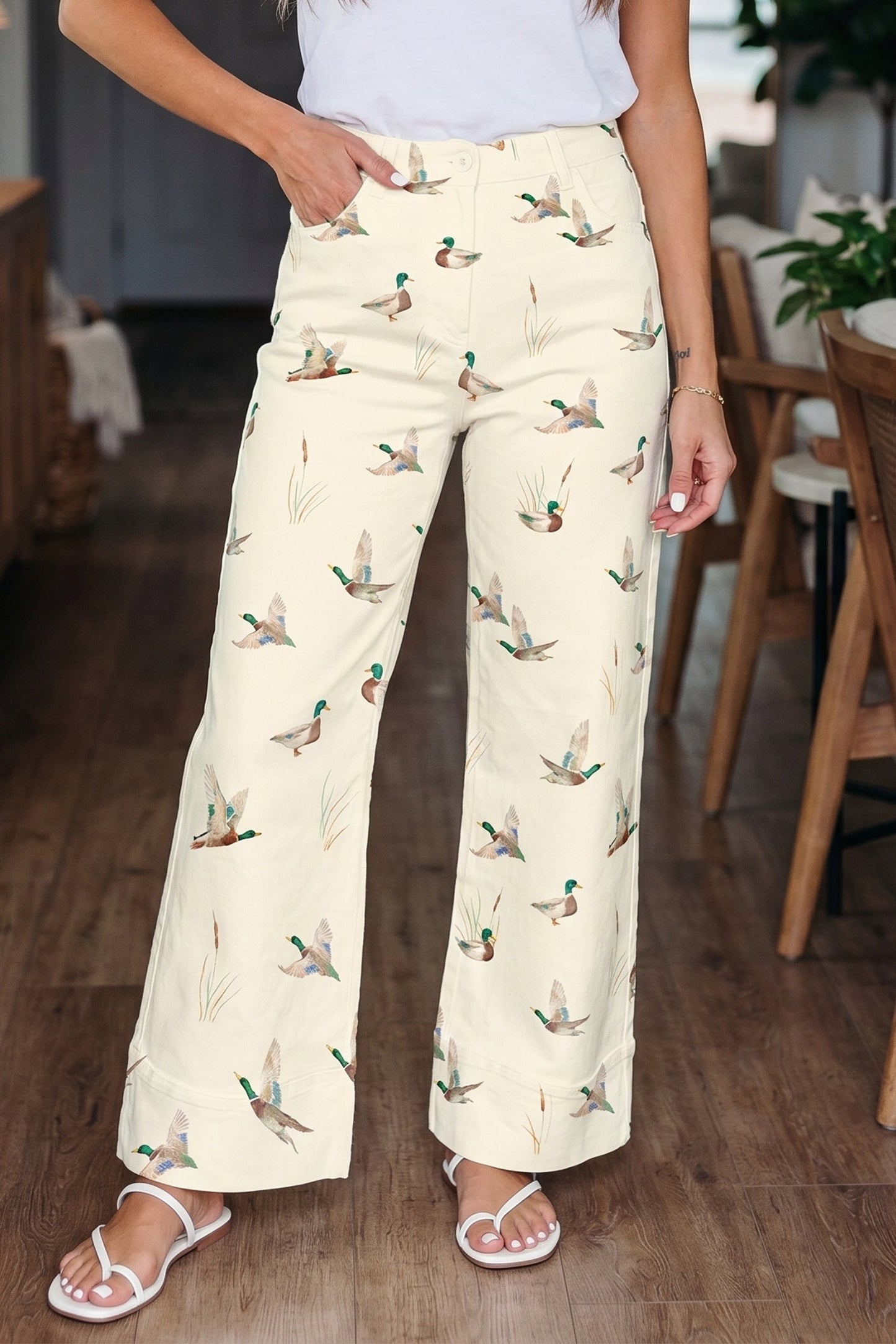 Hazel Blues® |  Beige Skies Jeans | Beige Jeans
