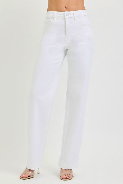 Hazel Blues® | RISEN High Rise Wide Baggy Pants