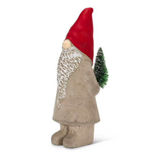 Christmas - Large Gnome w/ Tree in Back