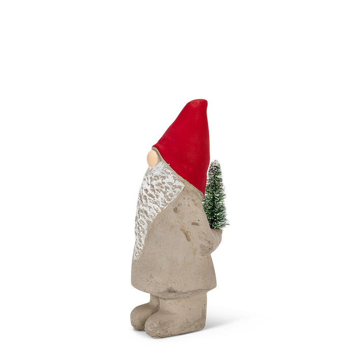 Christmas - Small Gnome w/ Tree in Back