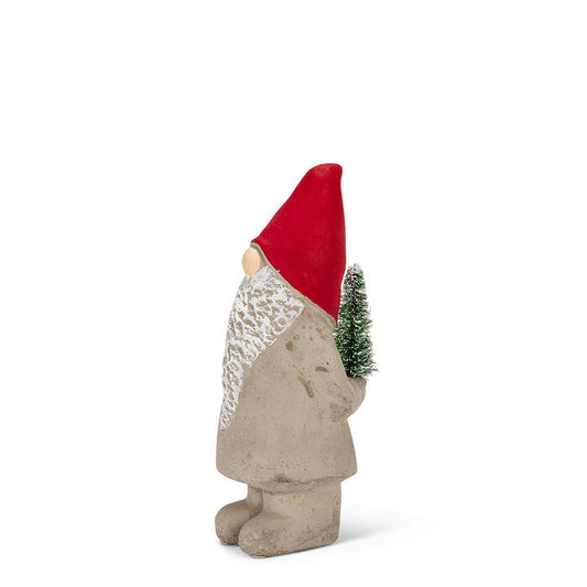 Christmas - Small Gnome w/ Tree in Back