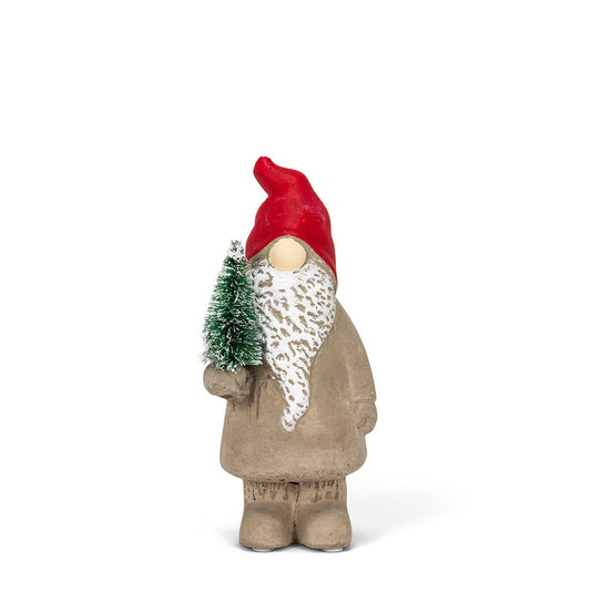 Christmas - Small Gnome with Tree at Side