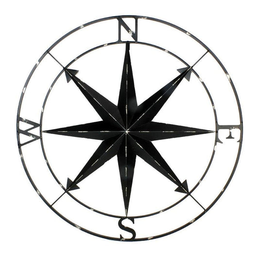 Compass - Large Black Metal