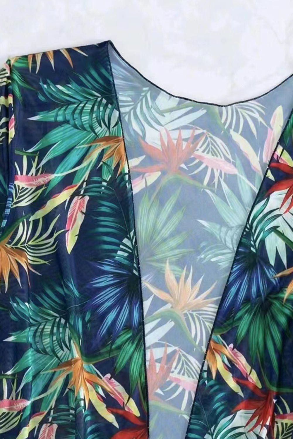 Hazel Blues® | Printed Halter Neck Three-Piece Swim Set
