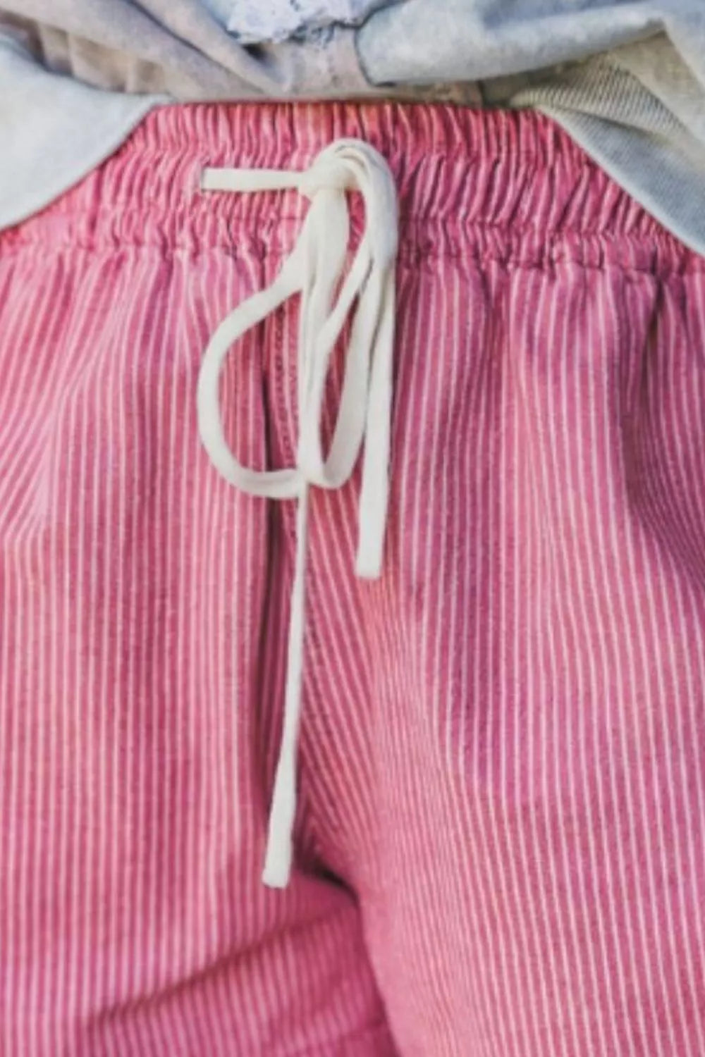 Hazel Blues® |  Striped Elastic Waist Casual Shorts