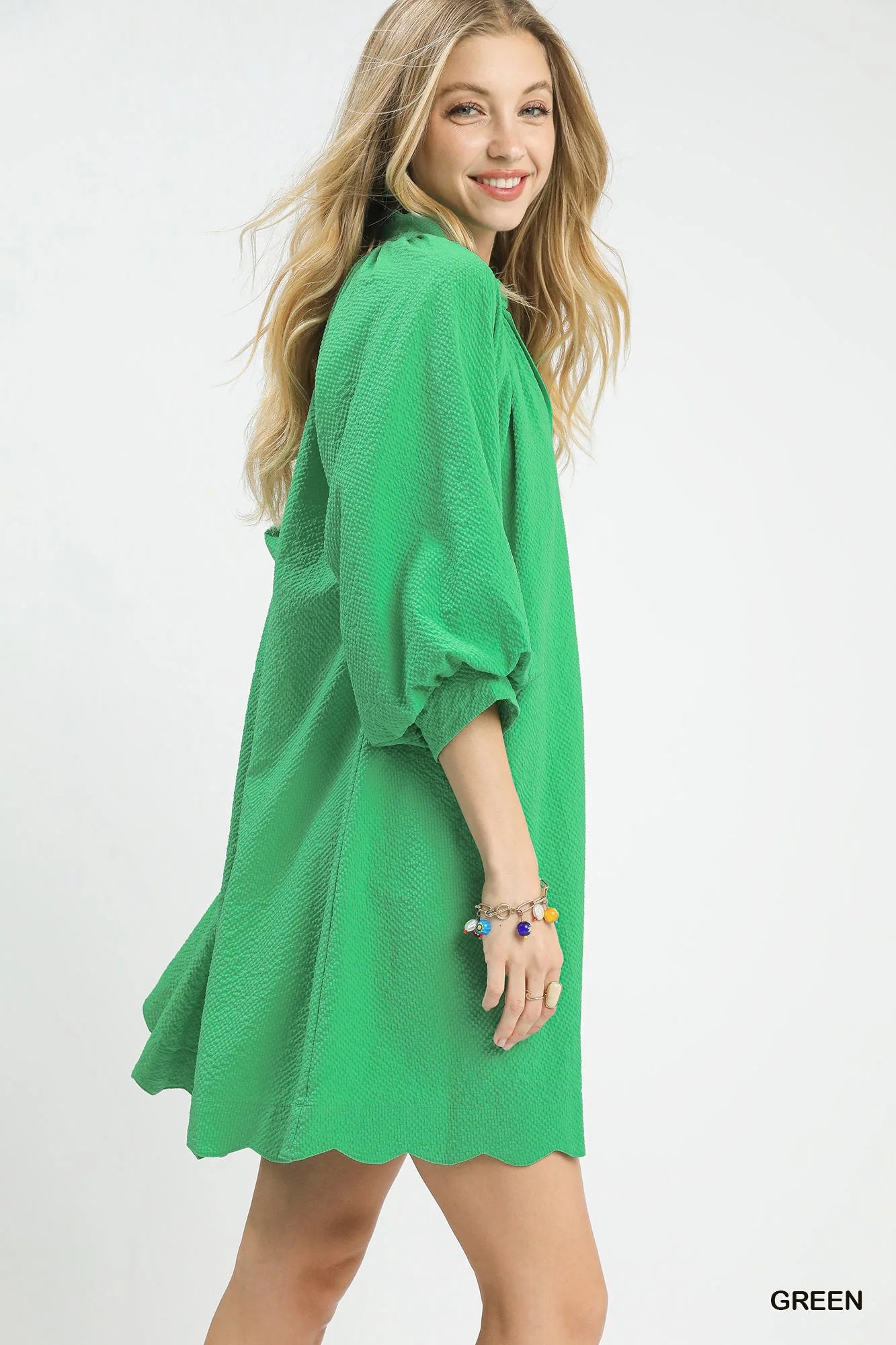 Hazel Blues® |  Umgee Textured Pocket Mini Dress
