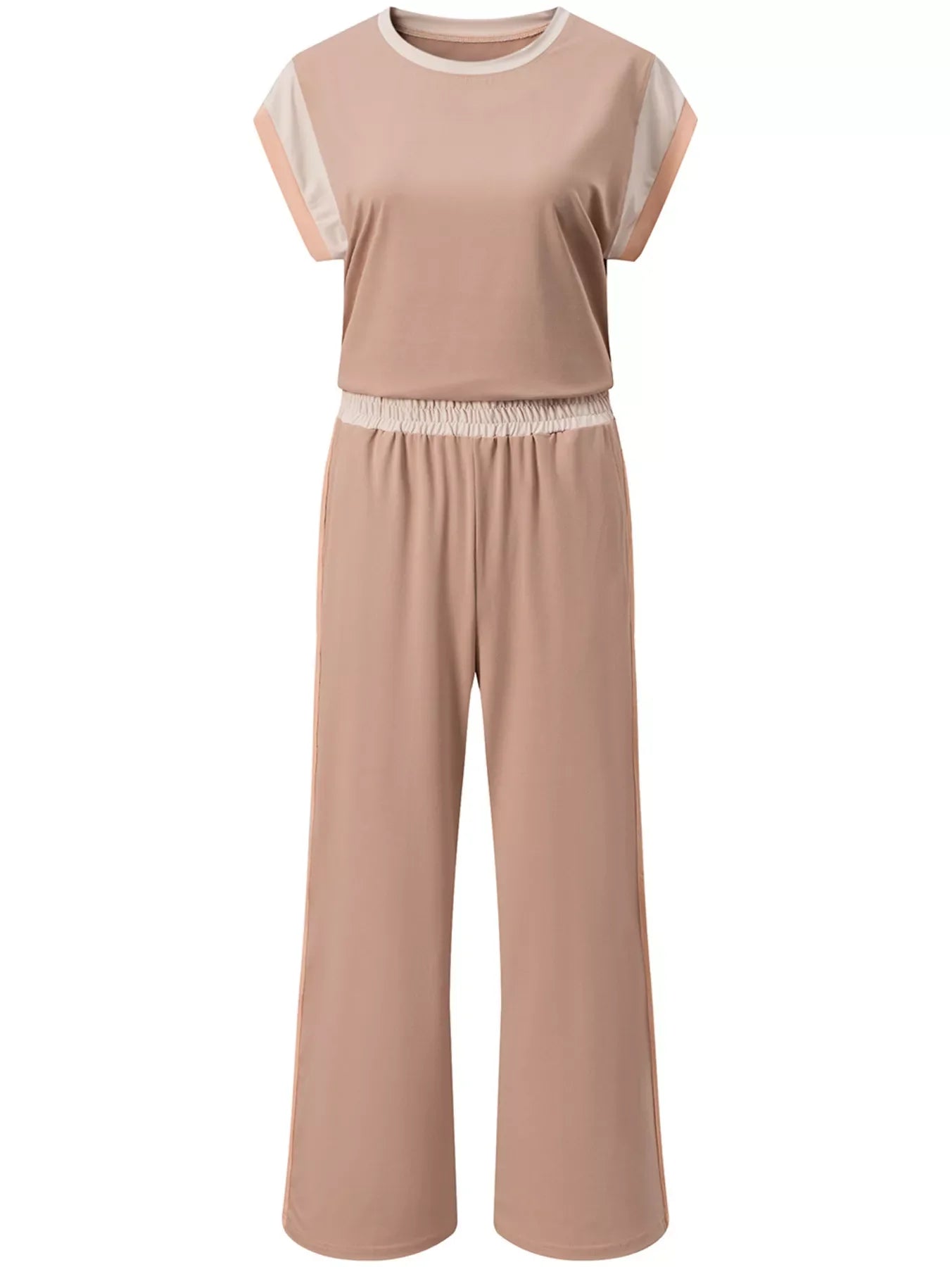 Hazel Blues® |  Color Block Detail Casual Two-piece Set