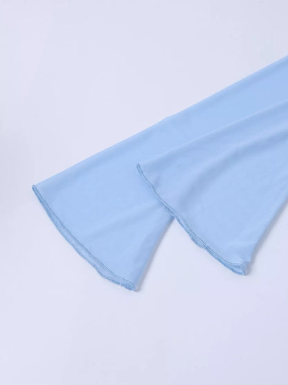 Hazel Blues® |  Off-Shoulder Ruched Mermaid Maxi Dress