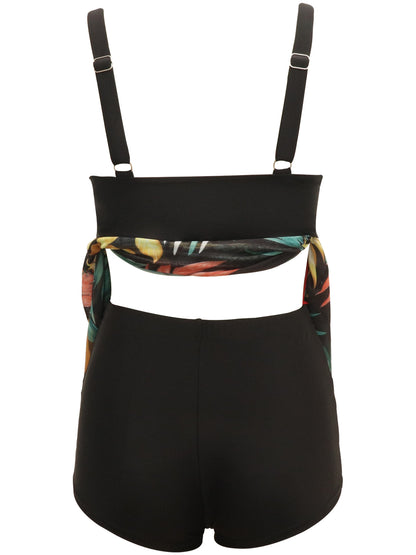 Hazel Blues® | Printed Wide Strap Two-Piece Swim Set