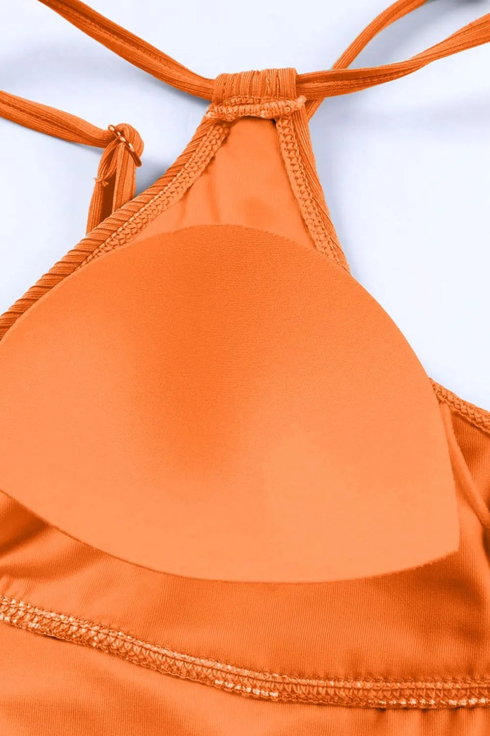 Hazel Blues® | Drawstring Plunge One-Piece Swimwear