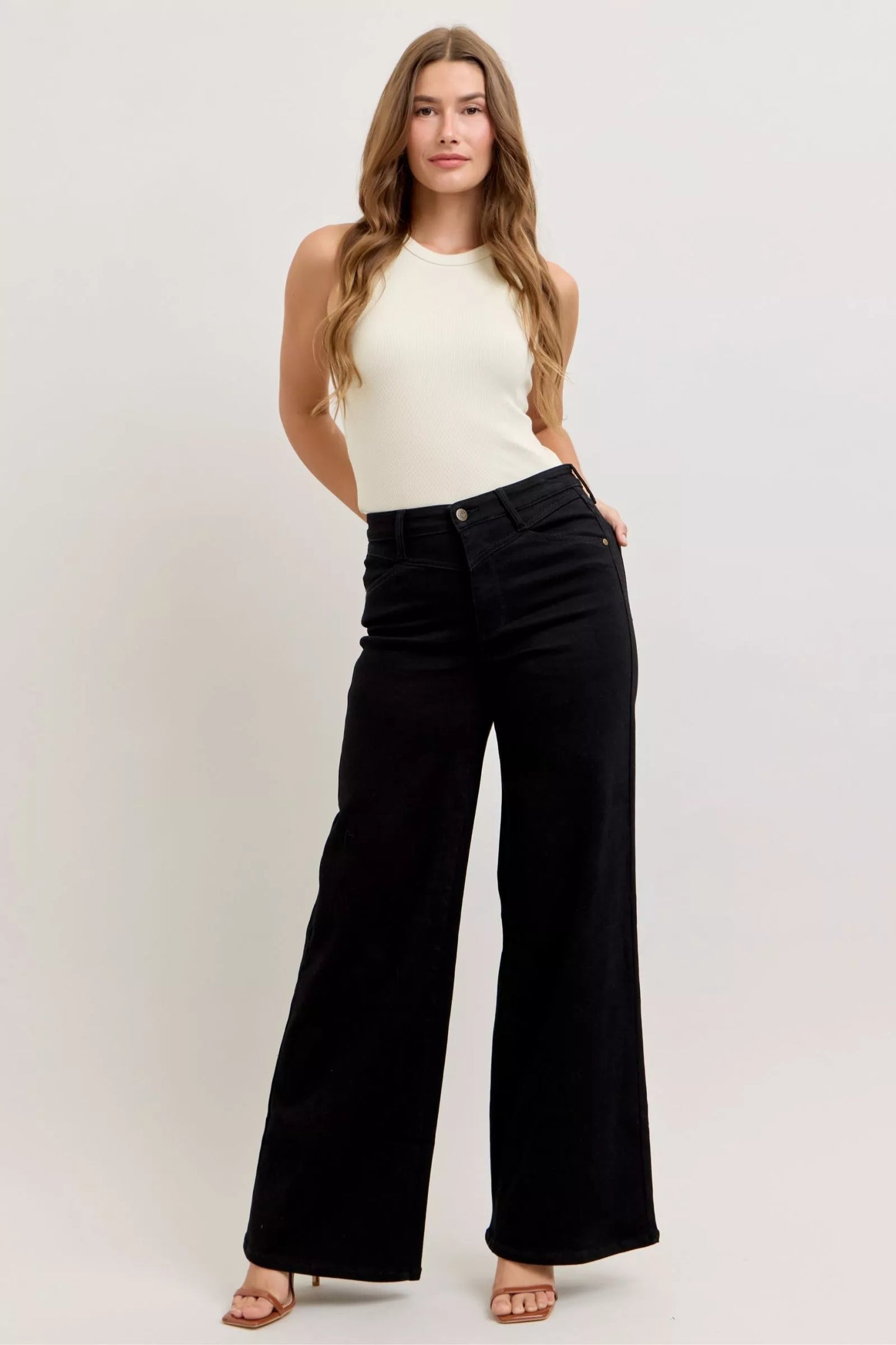 Hazel Blues® |  Judy Blue High-Waisted Wide Leg Jeans