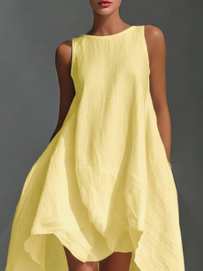 Hazel Blues® |  Sleeveless High-Low Hem Dress